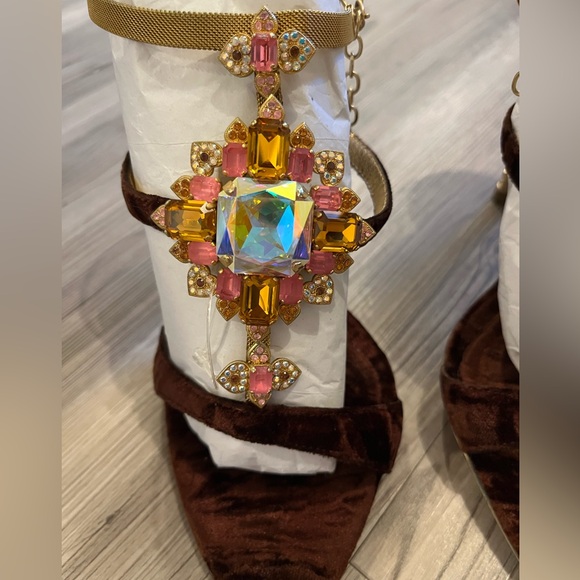 Le Silla Swarovski Jewel Sandals- Brand New! - Picture 4 of 12